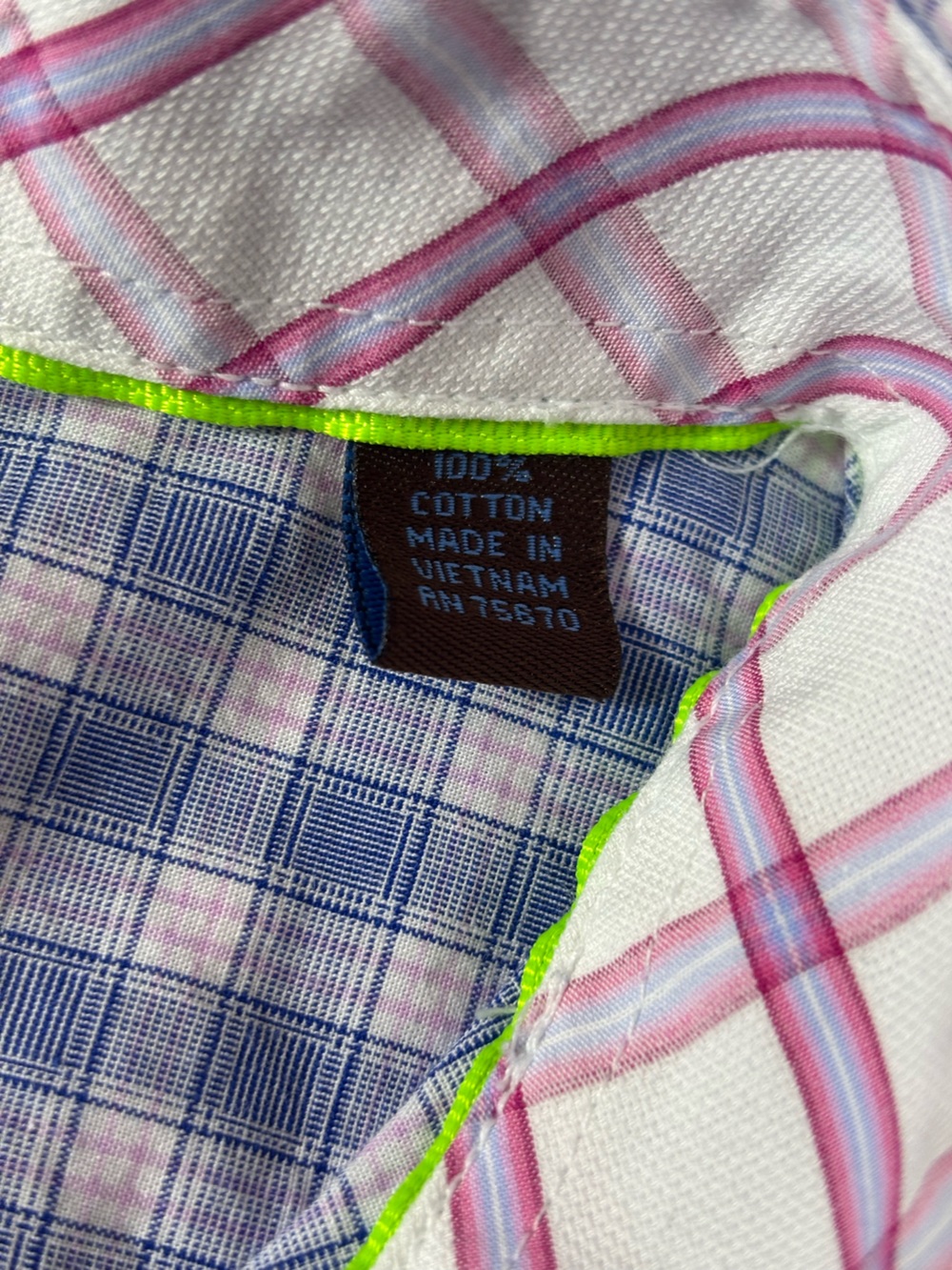 Tattersall London Mens Dress Shirt Preppy Professional Office Wear Gingham 17 - Picture 11 of 15